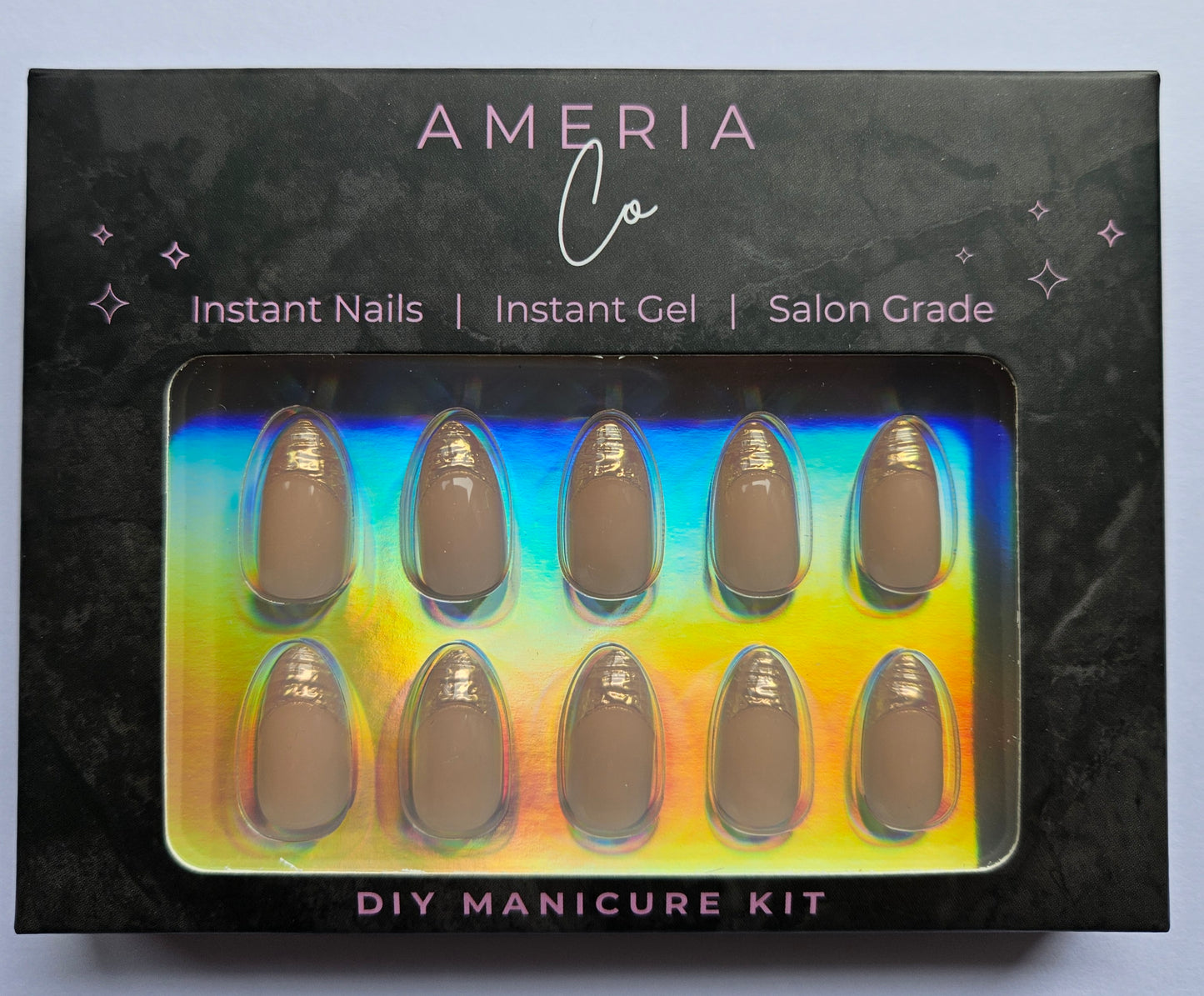 Silver/Gold French DIY Manicure Kit