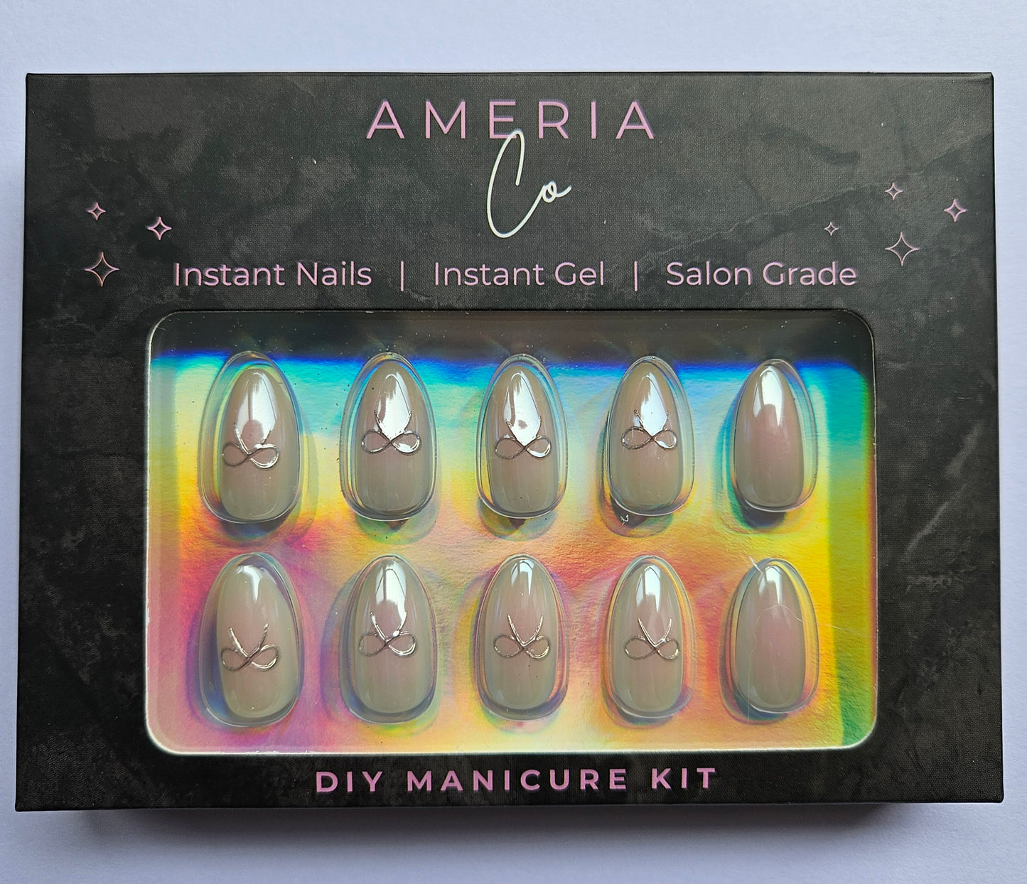 Glazed Bow DIY Manicure Kit