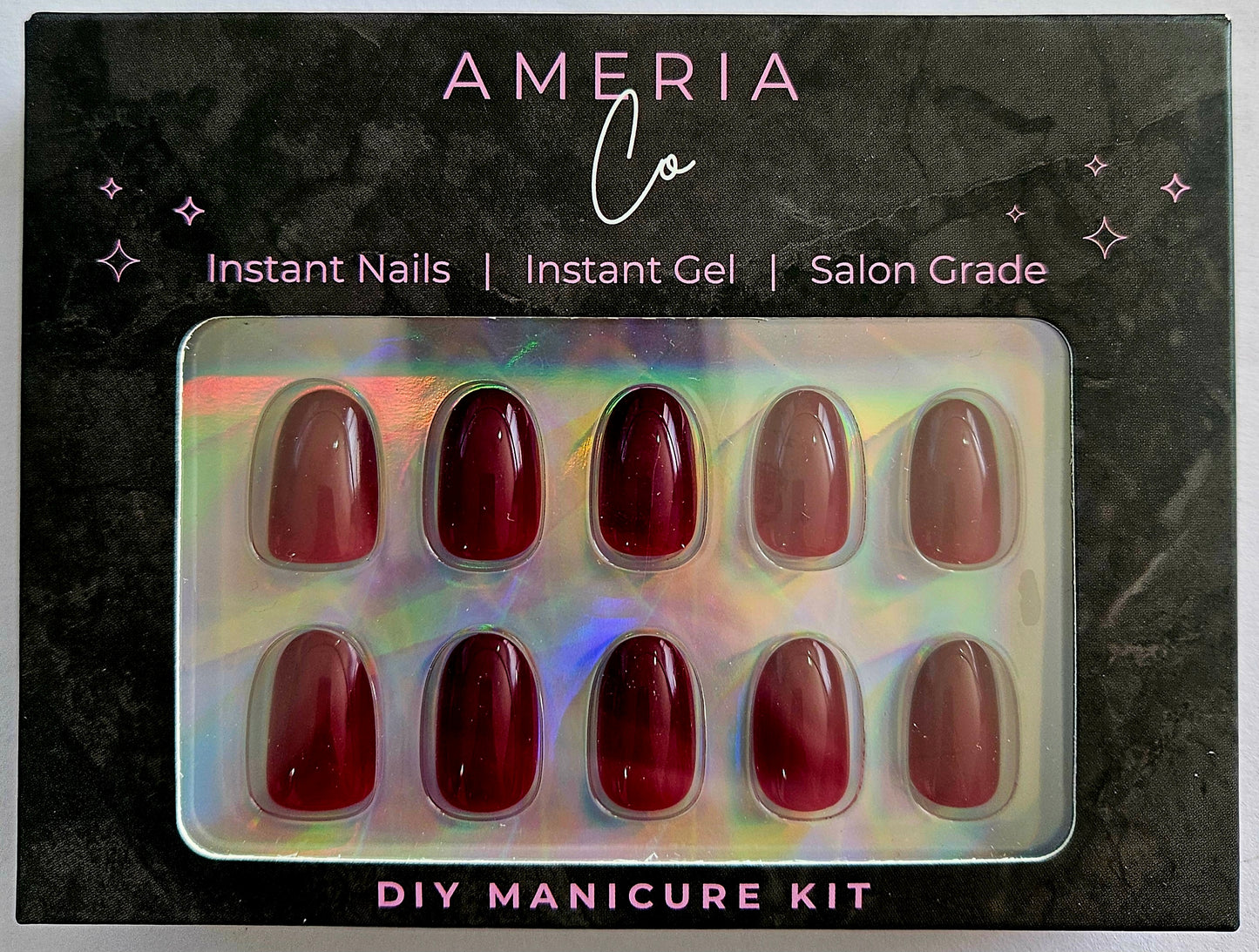 Burgundy DIY Manicure Kit