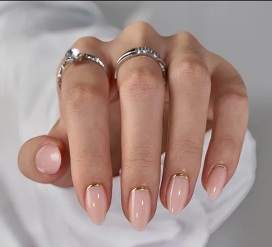 Classic Gold Crescent DIY Manicure Kit