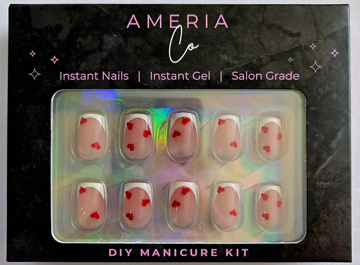 French Hearts DIY Manicure Kit