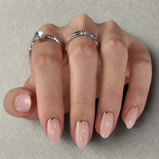 Classic Gold Crescent DIY Manicure Kit