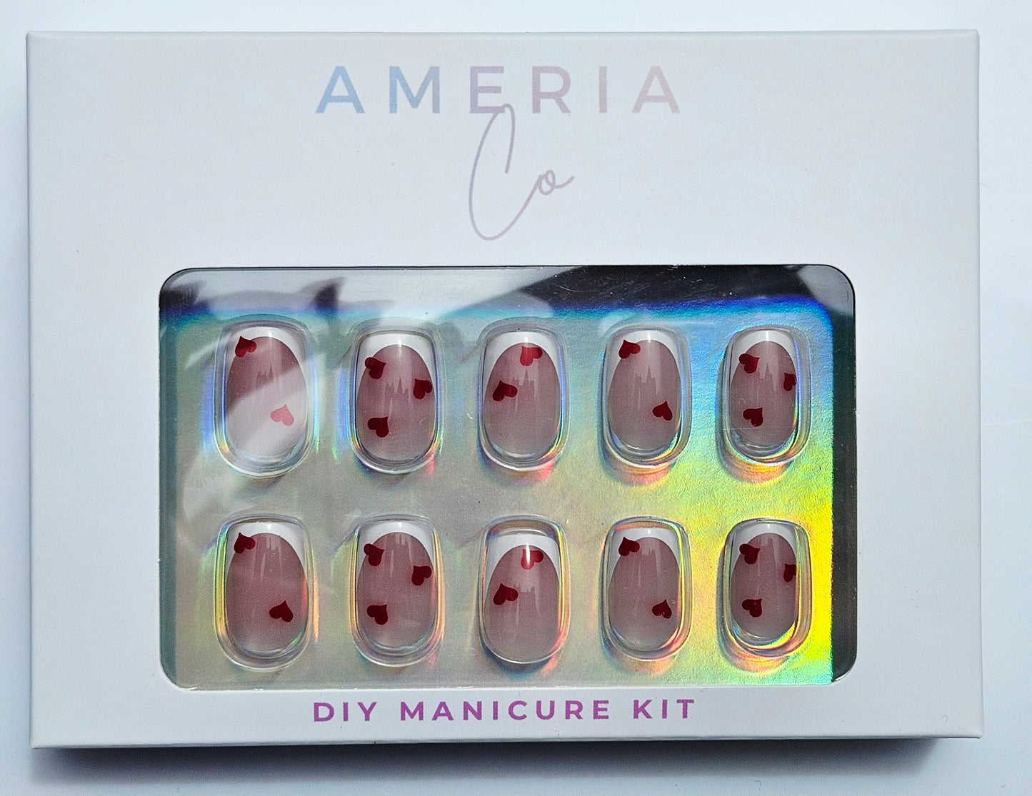 French Hearts DIY Manicure Kit