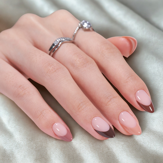Brown French DIY Manicure Kit
