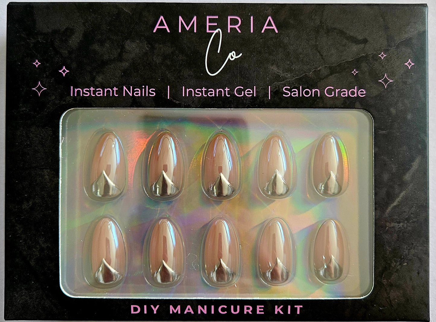 Glazed Silver Point DIY Manicure Kit
