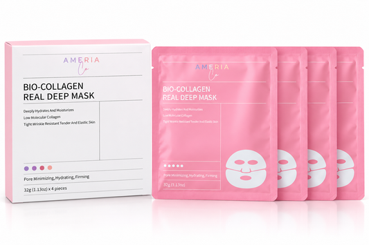 Bio Collagen Mask 4 pce Box