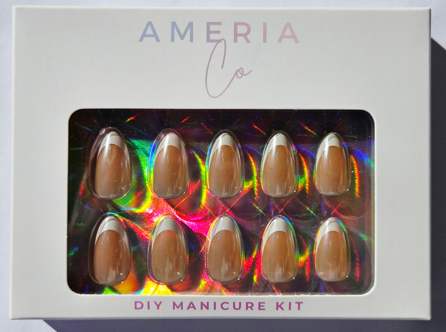 Glazed White French DIY Manicure Kit