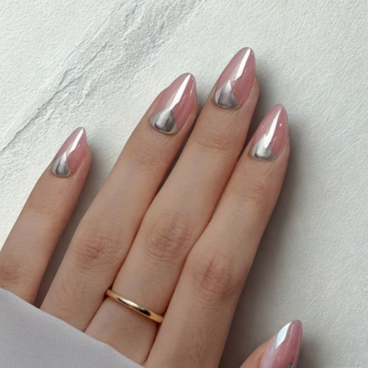 Glazed Silver Point DIY Manicure Kit
