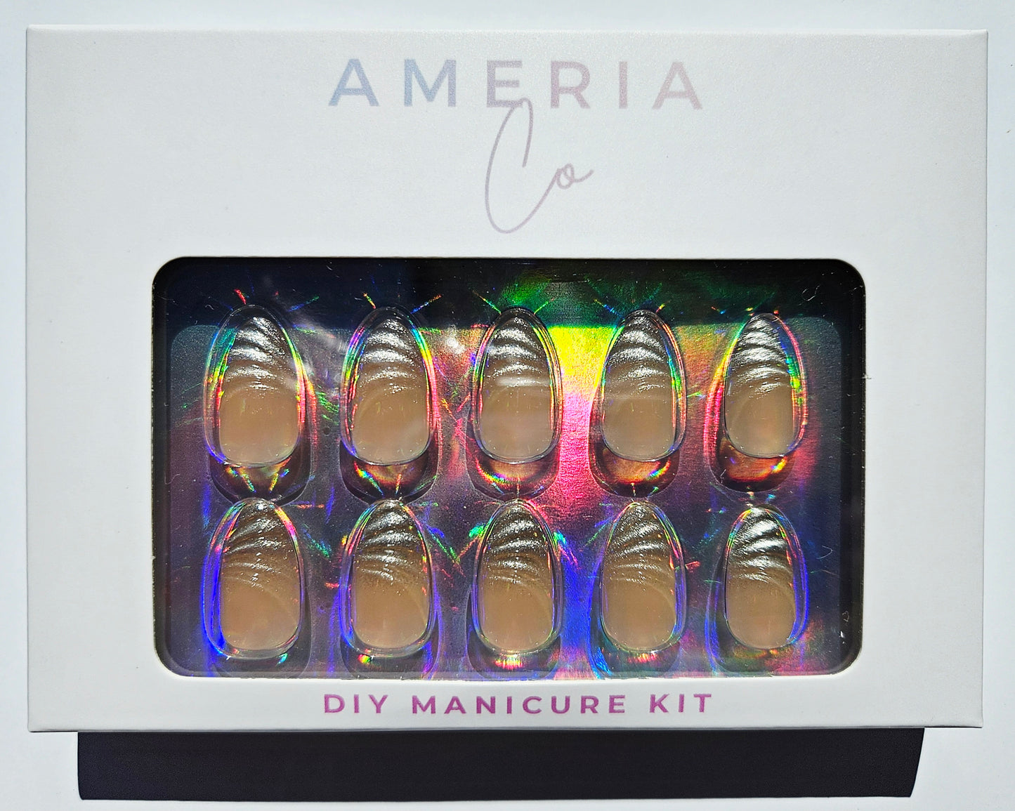 Silver Tips DIY Manicure Kit