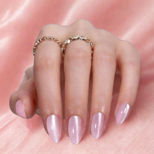 Blush Cat Eye DIY Manicure Kit