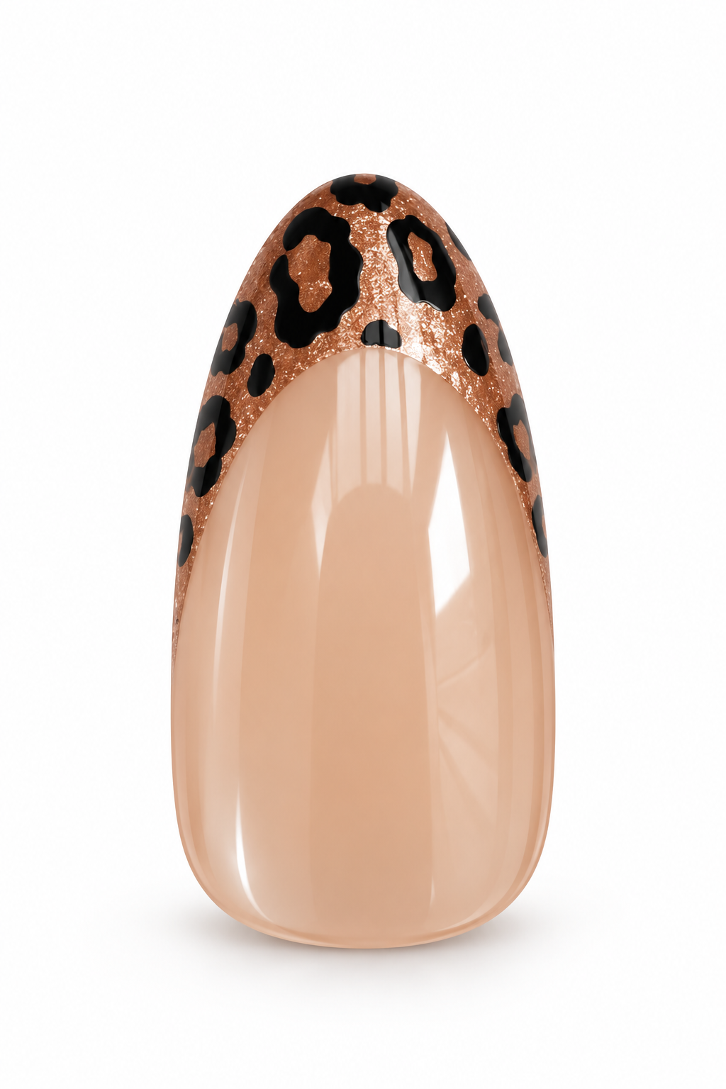 Bronze Leopard French DIY Manicure Kit